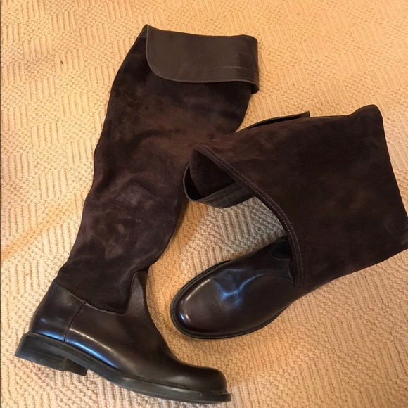 NWOB Studio Pollini over the knee suede riding boots. - Picture 2 of 4